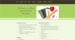 Desktop Screenshot of bbarnhardtadms.weebly.com