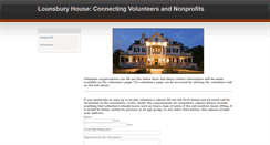 Desktop Screenshot of lounsburyhouse.weebly.com