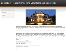 Tablet Screenshot of lounsburyhouse.weebly.com