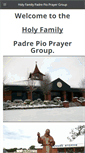 Mobile Screenshot of holyfamilypadrepioprayergroup.weebly.com