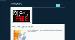 Desktop Screenshot of anythingfree4u.weebly.com