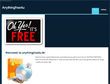 Tablet Screenshot of anythingfree4u.weebly.com