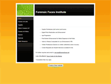 Tablet Screenshot of forensicfaces.weebly.com