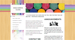 Desktop Screenshot of misshornsclass.weebly.com