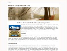 Tablet Screenshot of how-to-get-a-six-pack-fast.weebly.com