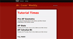 Desktop Screenshot of mrcasas.weebly.com