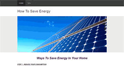 Desktop Screenshot of howtosaveonelectricity.weebly.com