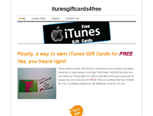 Tablet Screenshot of itunesgiftcards4free.weebly.com
