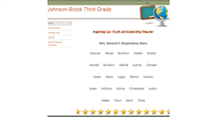 Desktop Screenshot of johnsonbrockthirdgrade.weebly.com