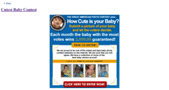 Desktop Screenshot of cutestbaby.weebly.com