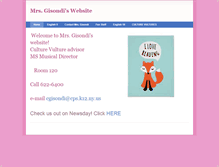 Tablet Screenshot of mrsgisondiswebsite.weebly.com