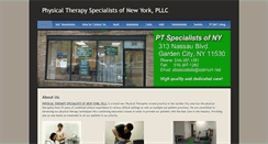 Desktop Screenshot of physicaltherapyspecialistsofny.weebly.com