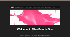 Desktop Screenshot of misssarno.weebly.com