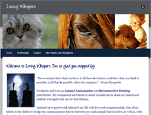 Tablet Screenshot of lovingwhispers.weebly.com
