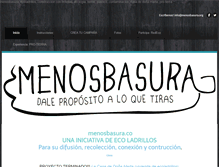 Tablet Screenshot of menosbasura.weebly.com