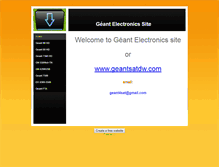 Tablet Screenshot of geant.weebly.com
