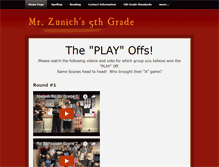 Tablet Screenshot of mrzunich.weebly.com