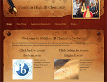 Tablet Screenshot of franklinhighibchemistry.weebly.com