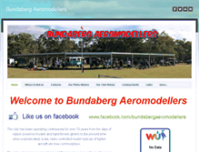 Tablet Screenshot of bundabergaeromodellers.weebly.com