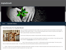 Tablet Screenshot of dogbadbreath.weebly.com