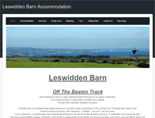 Tablet Screenshot of leswiddenbarn.weebly.com