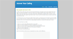 Desktop Screenshot of answeryourcalling.weebly.com