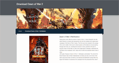 Desktop Screenshot of dawnofwar2download.weebly.com