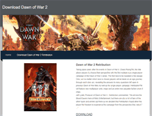 Tablet Screenshot of dawnofwar2download.weebly.com