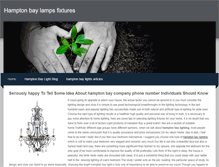 Tablet Screenshot of hamptonbaylampsfixtures.weebly.com