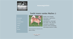 Desktop Screenshot of manoaugintinis.weebly.com