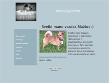 Tablet Screenshot of manoaugintinis.weebly.com