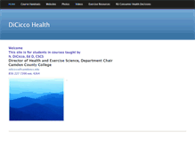 Tablet Screenshot of diciccohealth.weebly.com