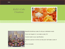 Tablet Screenshot of kellyscakecreations.weebly.com