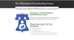 Desktop Screenshot of phillybreastfeedingproject.weebly.com