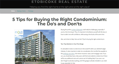 Desktop Screenshot of etobicokerealestateweb.weebly.com