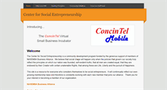 Desktop Screenshot of centerforsocialentrepreneurship.weebly.com