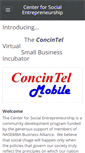 Mobile Screenshot of centerforsocialentrepreneurship.weebly.com