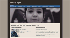 Desktop Screenshot of learncrazyenglish.weebly.com
