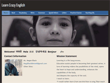 Tablet Screenshot of learncrazyenglish.weebly.com