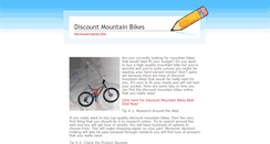 Desktop Screenshot of best-discount-mountain-bikes.weebly.com