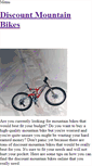 Mobile Screenshot of best-discount-mountain-bikes.weebly.com