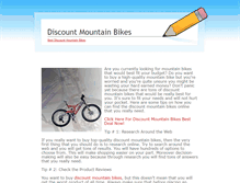 Tablet Screenshot of best-discount-mountain-bikes.weebly.com