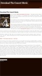 Mobile Screenshot of downloadtheconcertmovie.weebly.com
