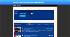 Desktop Screenshot of nahradnedielychrysler.weebly.com