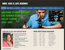 Tablet Screenshot of mrsh2olifescience.weebly.com
