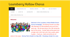 Desktop Screenshot of lhmschoir.weebly.com