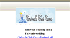 Desktop Screenshot of cinderellachaircovers.weebly.com