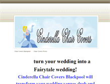 Tablet Screenshot of cinderellachaircovers.weebly.com