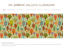 Tablet Screenshot of msjennifersalleysclassroom.weebly.com