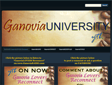 Tablet Screenshot of ganoviauniversity.weebly.com